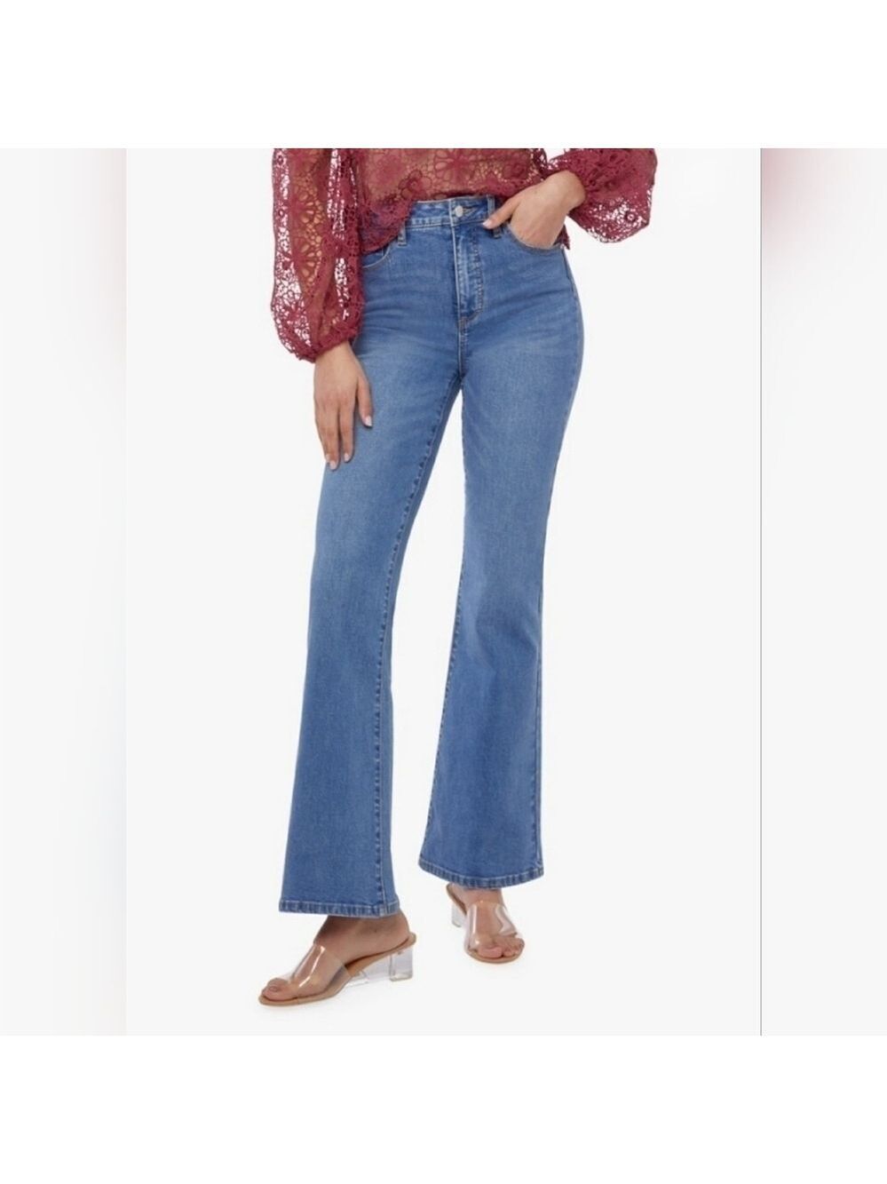 JustFab Flare Leg Jeans Size 33 - New With Tags